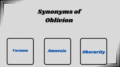 Synonyms of Oblivion