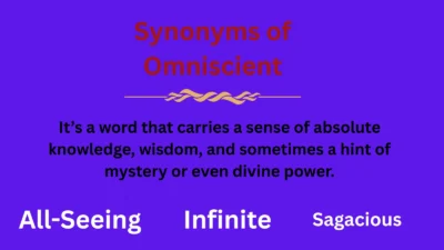 Synonyms of Omniscient