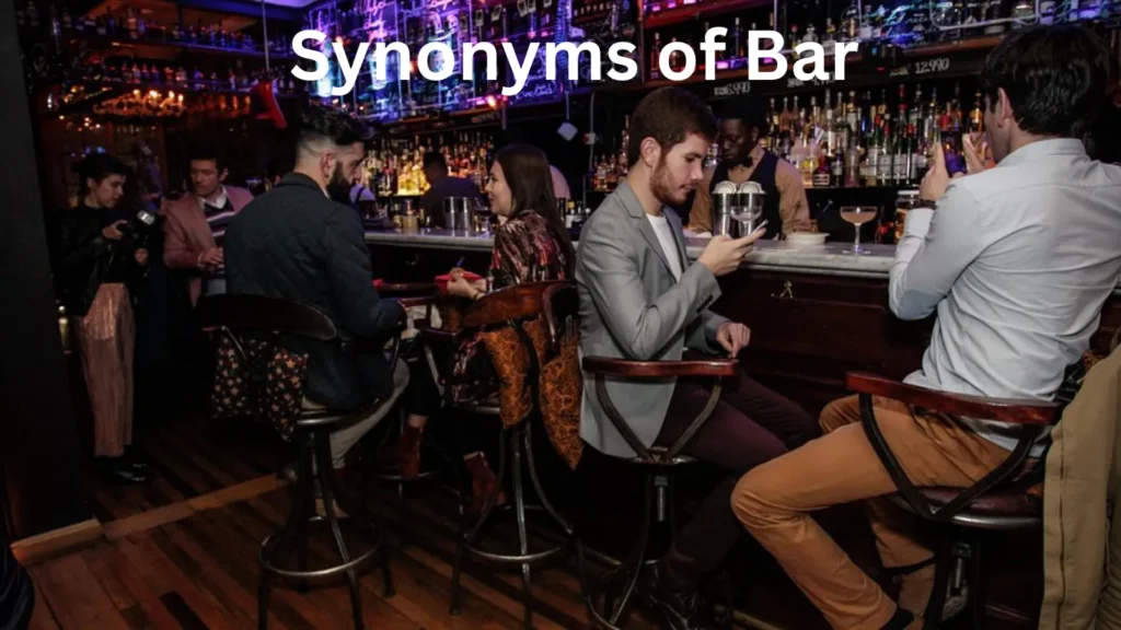 Synonyms of Bar as a Place to Drink