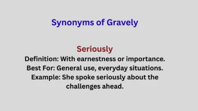 Synonyms of Gravely