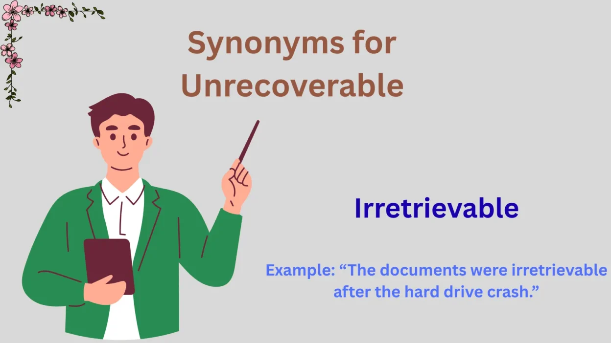 Synonyms for Unrecoverable Explained