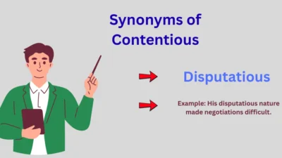 Synonyms of Contentious Explained