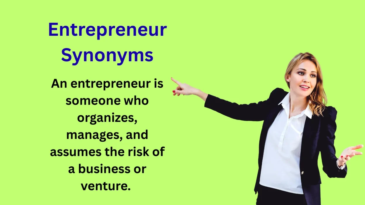 Entrepreneur Synonyms Explained