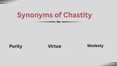 Synonyms of Chastity