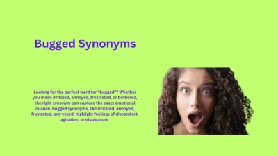 Bugged Synonyms: Words That Capture True Annoyance