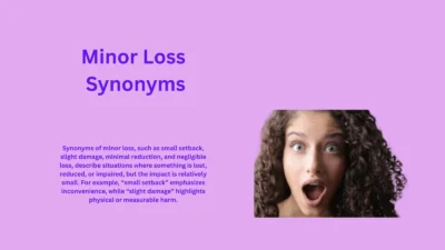 Minor Loss Synonyms You Should Know Today