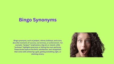 Bingo Synonyms That Celebrate Success Perfectly