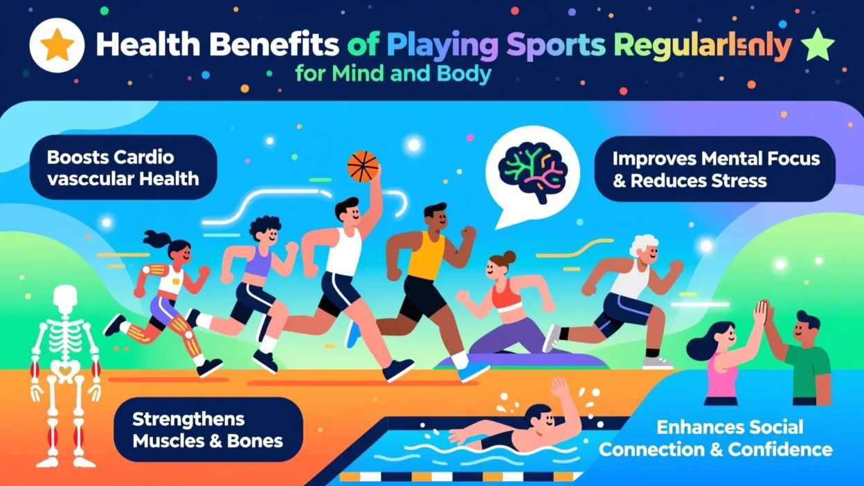 Health Benefits of Playing Sports Regularly for Mind