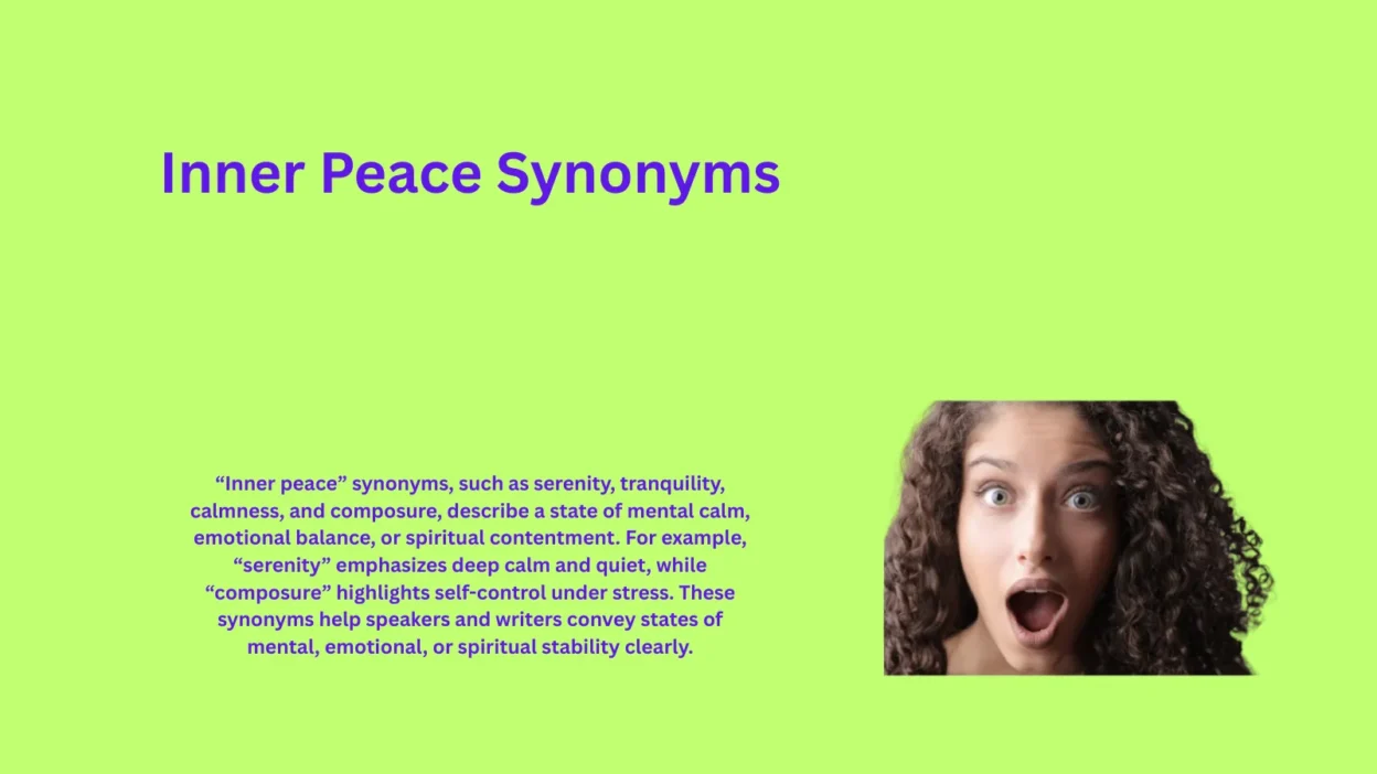 Inner Peace Synonyms That Calm Your Mind