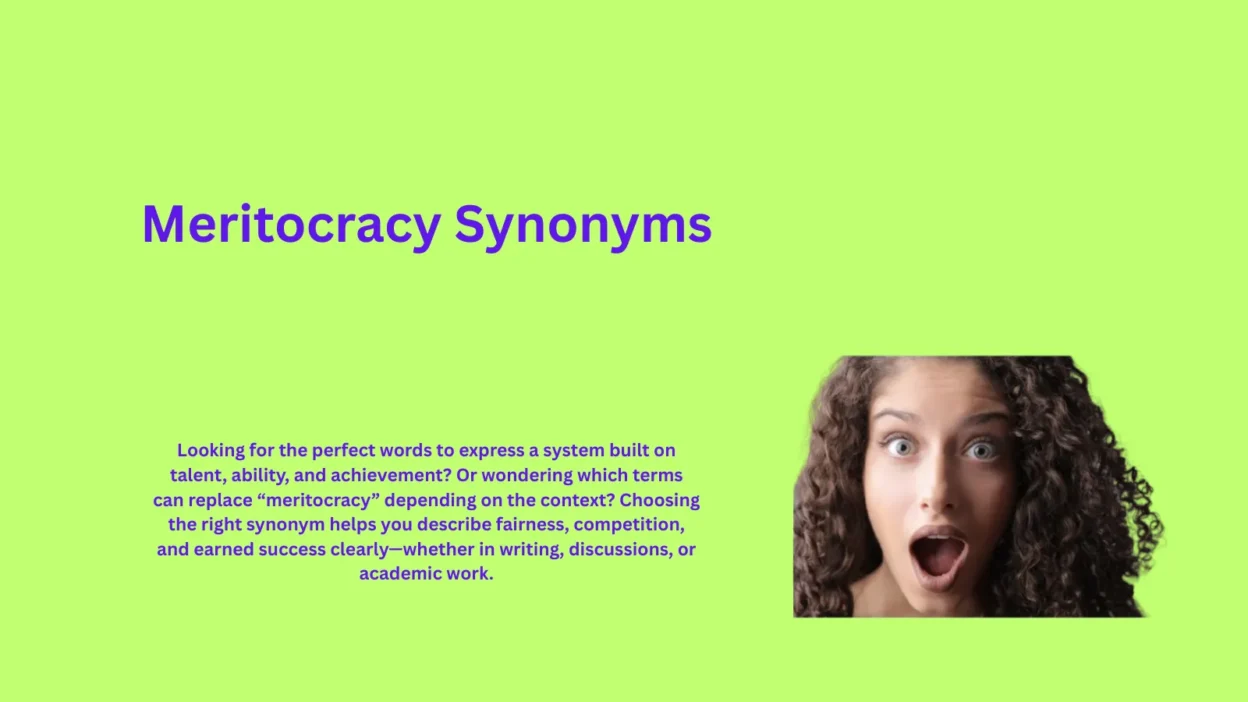 Meritocracy Synonyms That Reflect Achievement and Skill