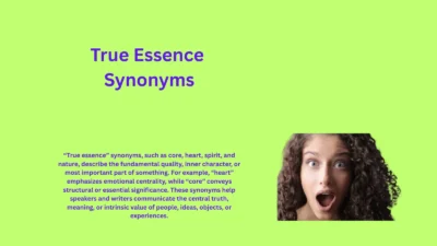 True Essence Synonyms That Reveal Genuine Nature